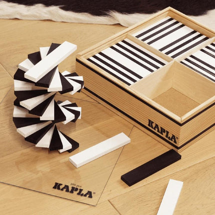 KAPLA Black & White Case - Kids Building Blocks-KAPLA-Hello Charlie