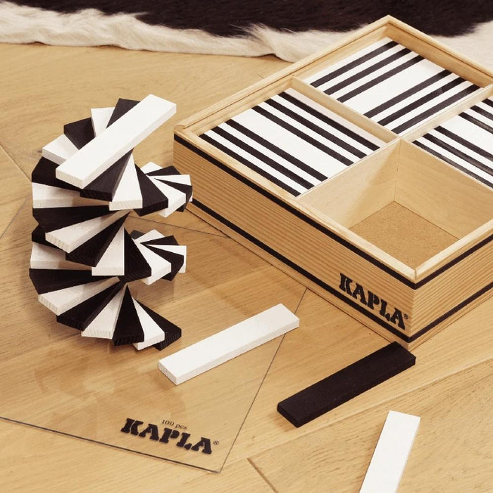 KAPLA Black & White Case - Kids Building Blocks - Hello Charlie