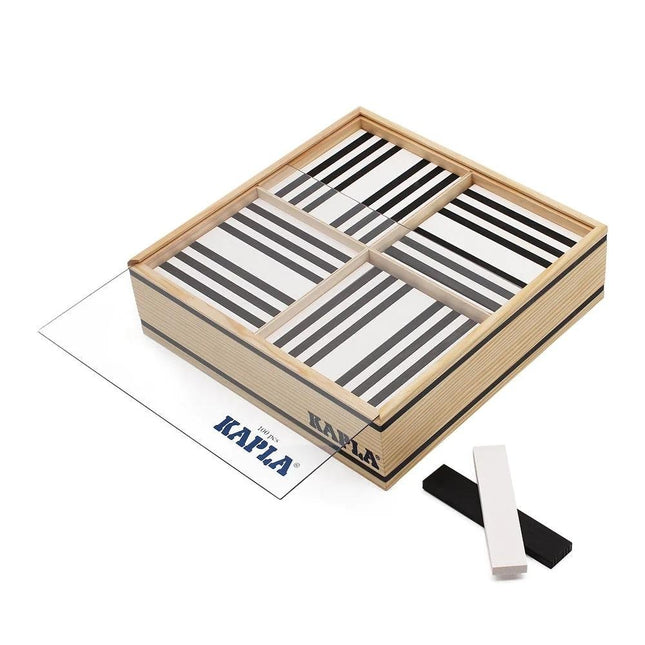 KAPLA Black & White Case - Kids Building Blocks-KAPLA-Hello Charlie