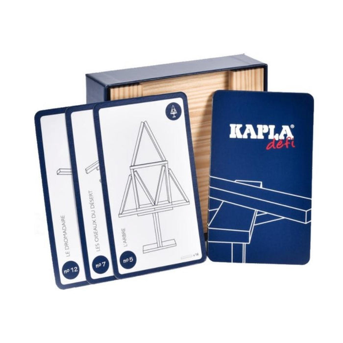 KAPLA Challenge Box - Natural Building Blocks + Cards--Hello-Charlie