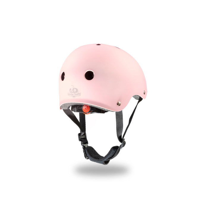 Kinderfeets Helmet for Toddler Bike-Matte Rose-Hello-Charlie