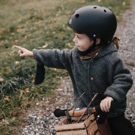 Kinderfeets Helmet for Toddler Bike-Kinderfeets-Matte Black-Hello Charlie