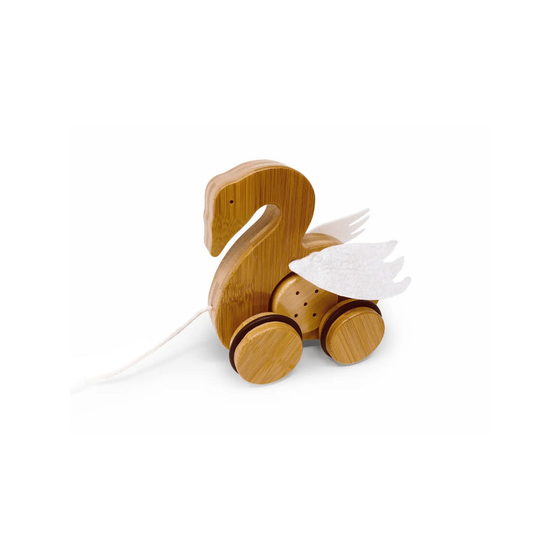 Kinderfeets Push and Pull Toy-Kinderfeets-Swan-Hello Charlie