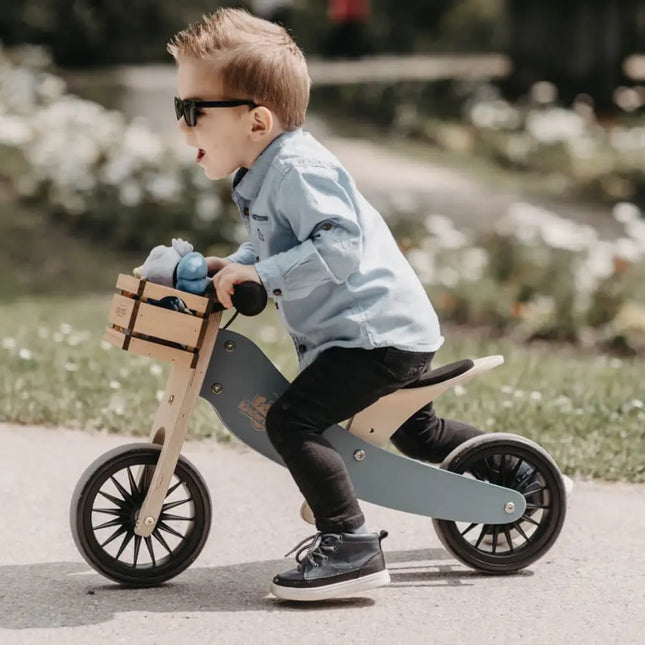 Kinderfeets Tiny Tot Plus - Slate Blue-Kinderfeets-Hello Charlie