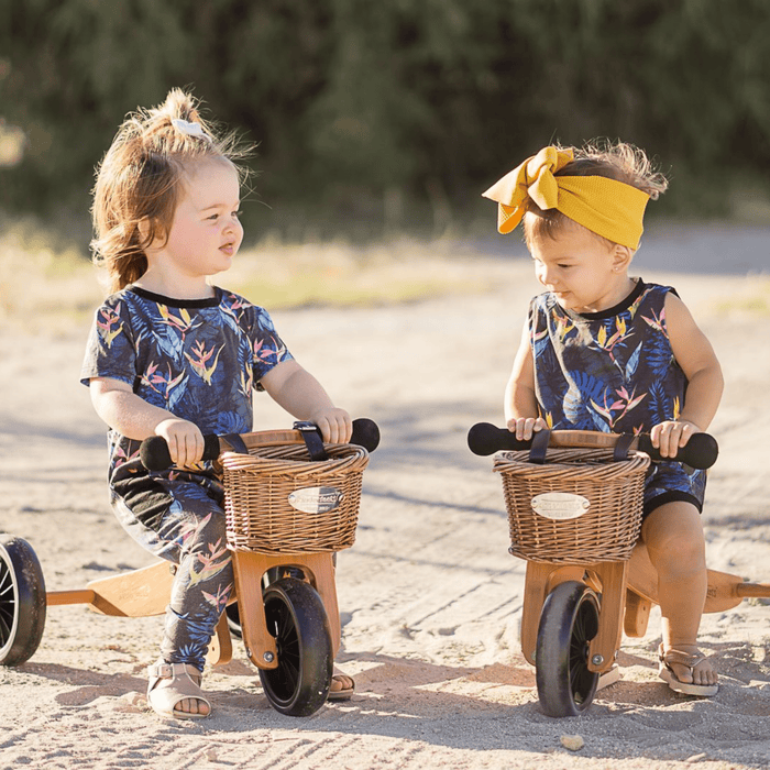 Kinderfeets Tiny Tot Trike & Bike - Bamboo - Hello Charlie