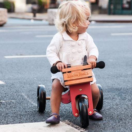 Kinderfeets Tiny Tot Trike & Bike - Cherry Red--Hello-Charlie