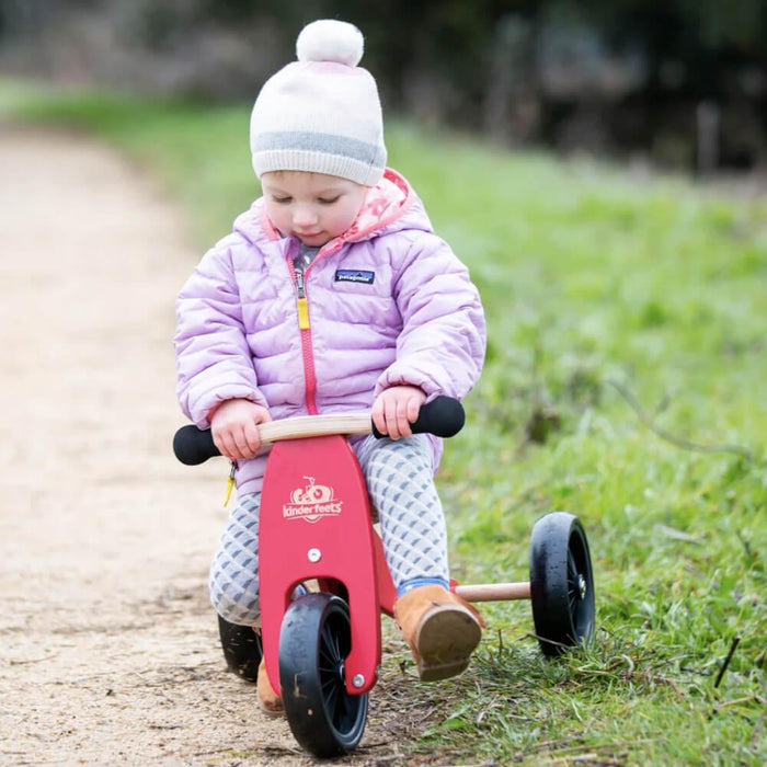 Kinderfeets Tiny Tot Trike & Bike - Cherry Red--Hello-Charlie