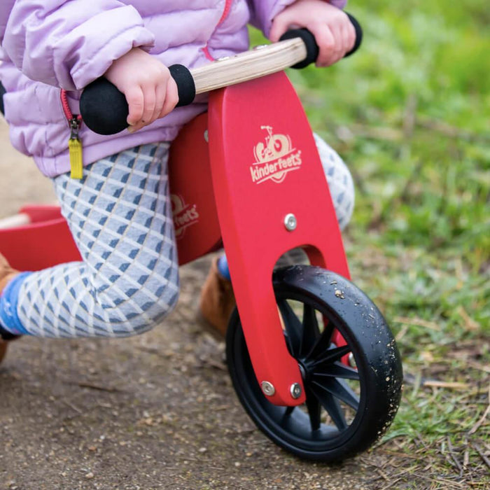 Kinderfeets Tiny Tot Trike & Bike - Cherry Red--Hello-Charlie