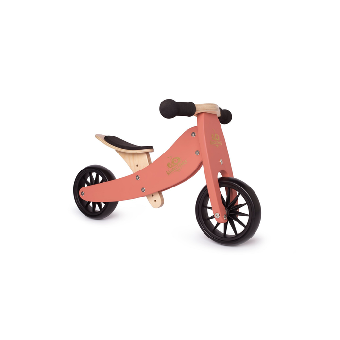 Kinderfeets Tiny Tot Trike & Bike - Coral--Hello-Charlie