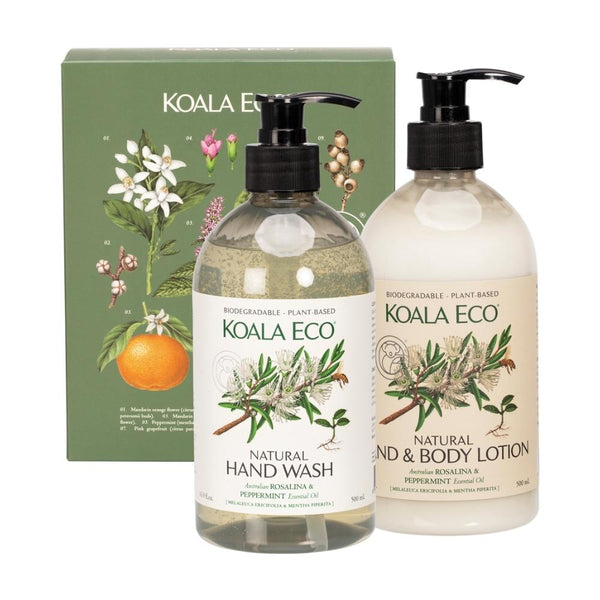 Koala Eco Hand Wash & Body Lotion Gift Pack - Rosalina & Peppermint--Hello-Charlie