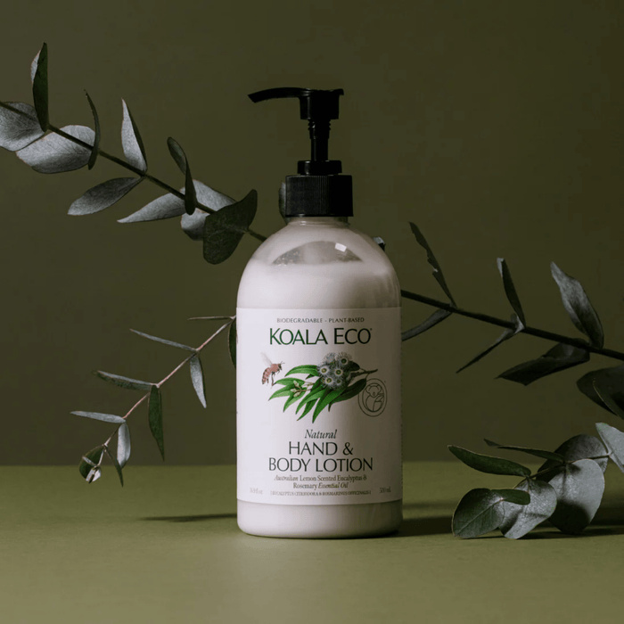 Koala Eco Natural Hand & Body Lotion - Lemon Scented Eucalyptus & Rosemary - Hello Charlie