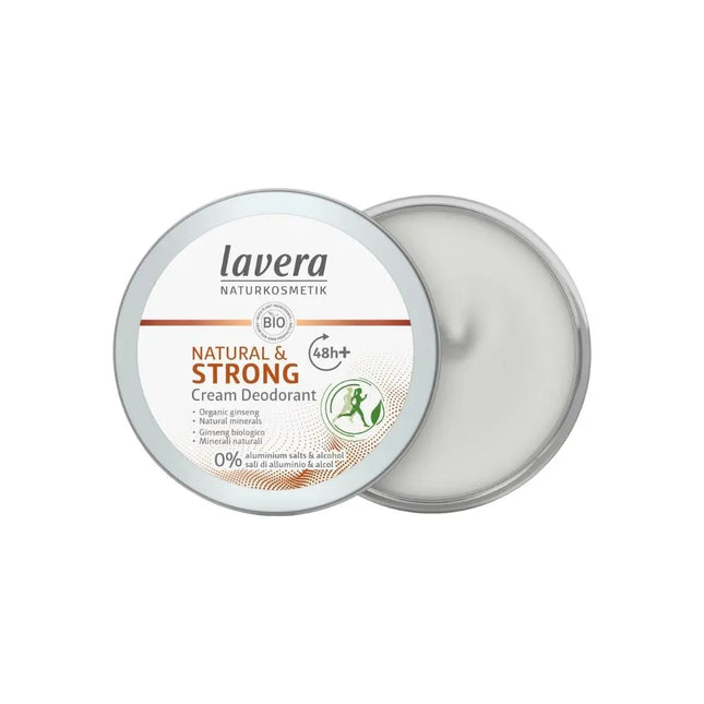Lavera 48 Hour Natural Cream Deodorant - Natural & Strong-Lavera-Hello Charlie