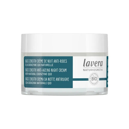 Basis Sensitiv Anti-Ageing Night Cream Q10 50ml-Lavera-Hello Charlie