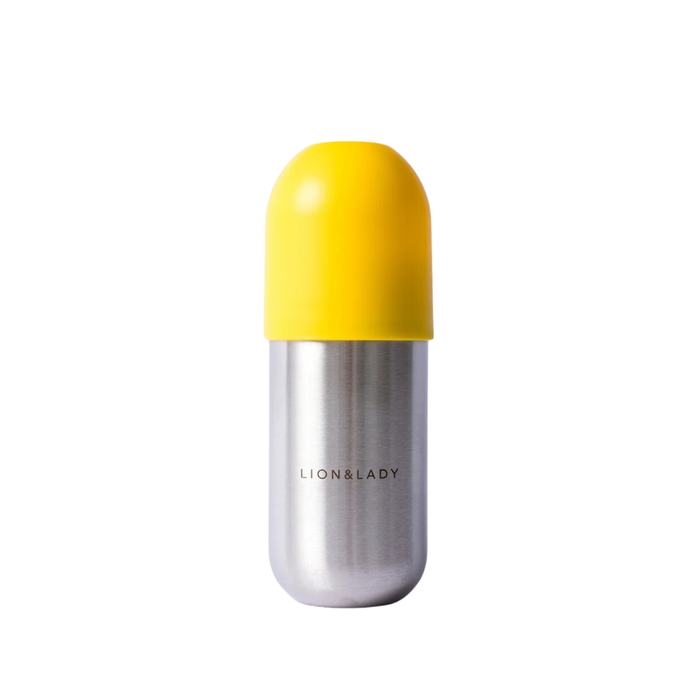 Lion & Lady Stainless Steel Feeding Bottle 400ml - Buttercup Yellow-Hello-Charlie