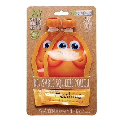 Little Mashies Reusable Squeeze Pouch - Pack of 2 - Hello Charlie