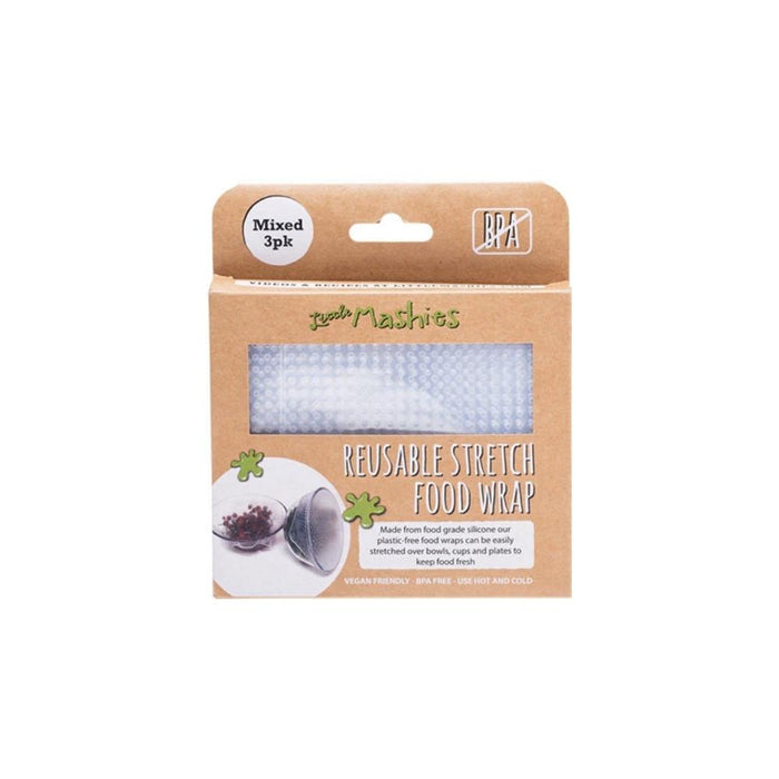 Little Mashies Reusable Stretch Silicone Food Wrap--Hello-Charlie