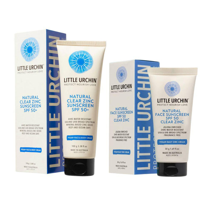 Little Urchin Clear Zinc Natural Sunscreen - SPF30 - Hello Charlie