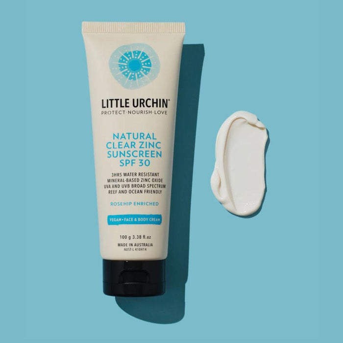 Little Urchin Clear Zinc Natural Sunscreen - SPF30 - Hello Charlie