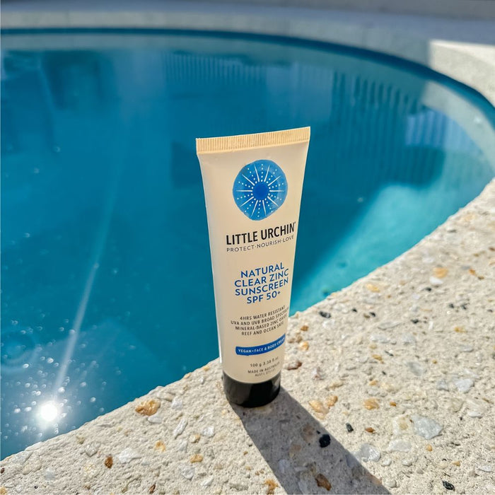 Little Urchin Natural Zinc Clear Sunscreen 100g - Hello Charlie