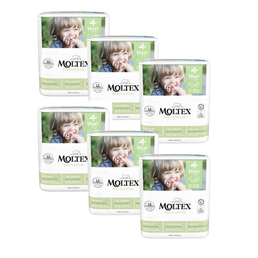 Moltex Eco Nappies Maxi Size 4-6 packs of 74 nappies-Hello-Charlie