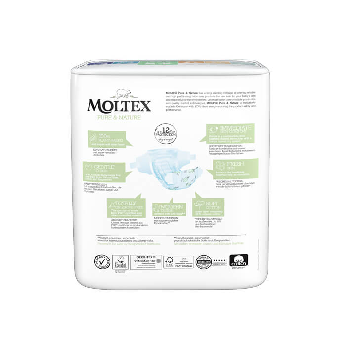 Moltex Eco Nappies Maxi Size 4 - Bulk-6 packs of 174 nappies-Hello-Charlie