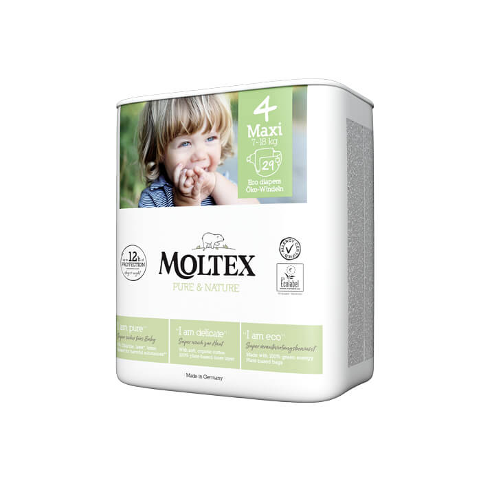 Moltex Eco Nappies Maxi Size 4 - Bulk-6 packs of 174 nappies-Hello-Charlie