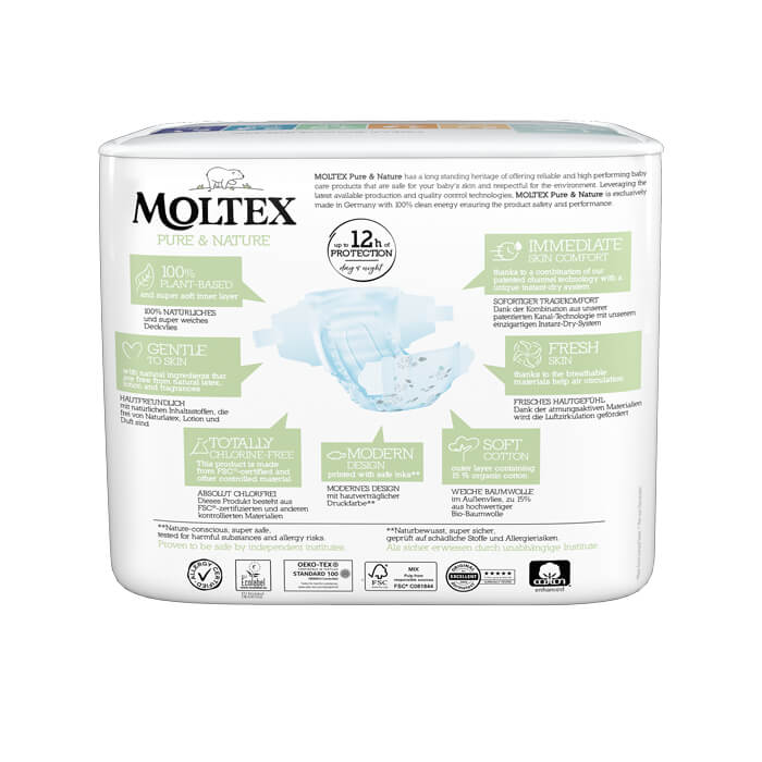 Moltex Eco Nappies Newborn Size 1 - Bulk--Hello-Charlie