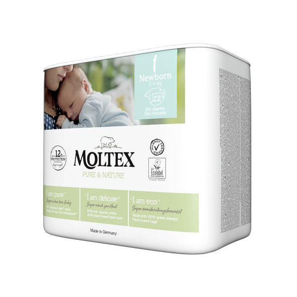 Moltex Eco Nappies Newborn Size 1--Hello-Charlie