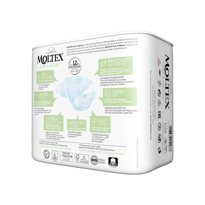 Moltex Eco Nappies Newborn Size 1 - Pack - Hello Charlie