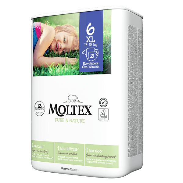 Moltex Eco Nappies XL Size 6 - Bulk - Hello Charlie