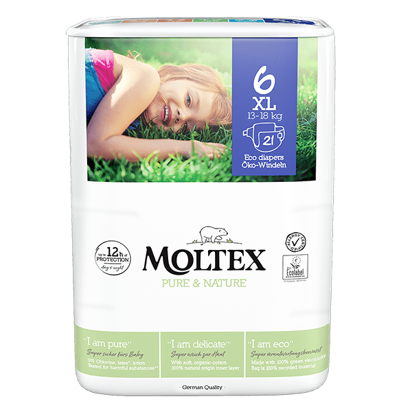 Moltex Eco Nappies XL Size 6 - Bulk - Hello Charlie