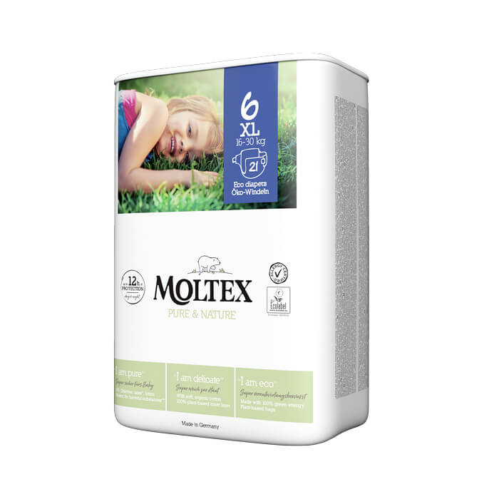 Moltex Eco Nappies XL Size 6 - Pack - Hello Charlie