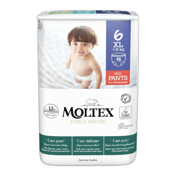 Moltex Eco Pull Up Pants XL Size 6 - Pack - Hello Charlie