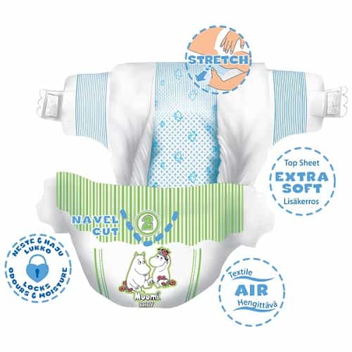 Muumi Eco Nappies Samples-Muumi-Newborn Size 1-Hello Charlie