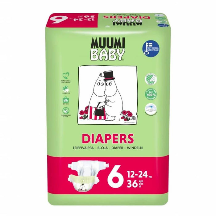 Muumi Eco Nappies Size 6 - Pack - Hello Charlie