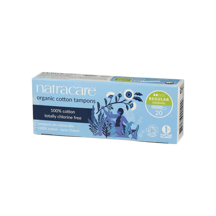 Natracare Organic Cotton Tampons - Regular--Hello-Charlie