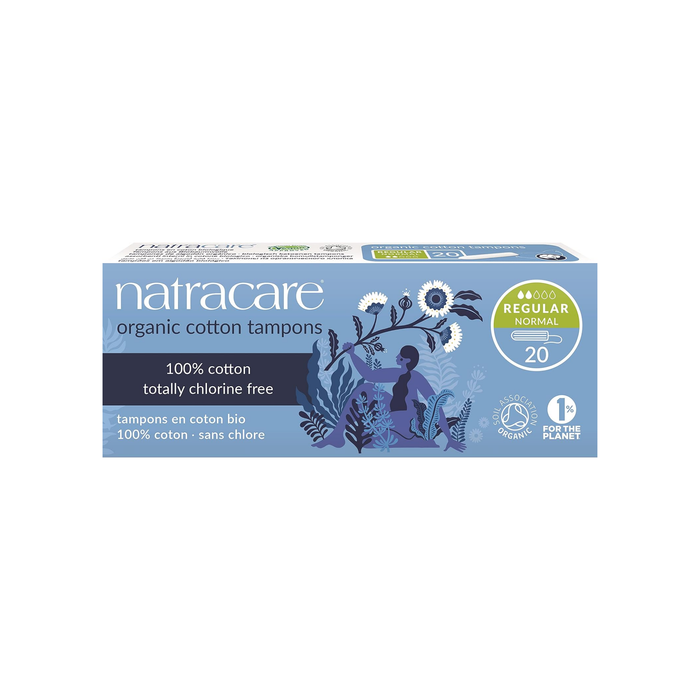 Natracare Organic Cotton Tampons - Regular--Hello-Charlie