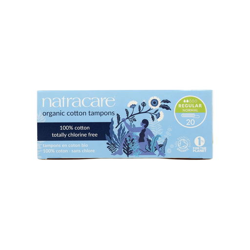 Natracare Organic Cotton Tampons - Regular--Hello-Charlie