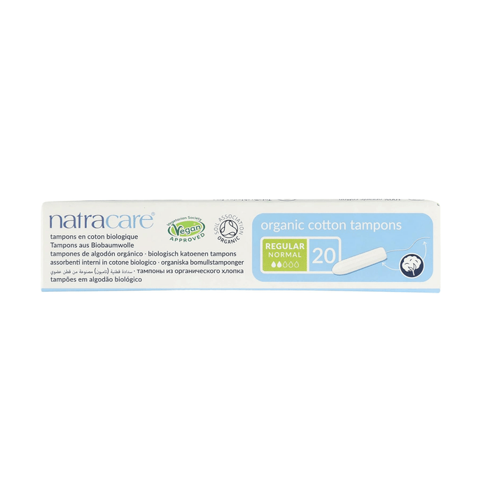 Natracare Organic Cotton Tampons - Regular - Hello Charlie