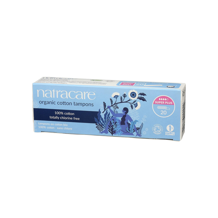 Natracare Organic Cotton Tampons - Super Plus--Hello-Charlie