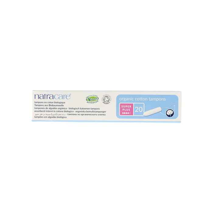 Natracare Organic Cotton Tampons - Super Plus--Hello-Charlie