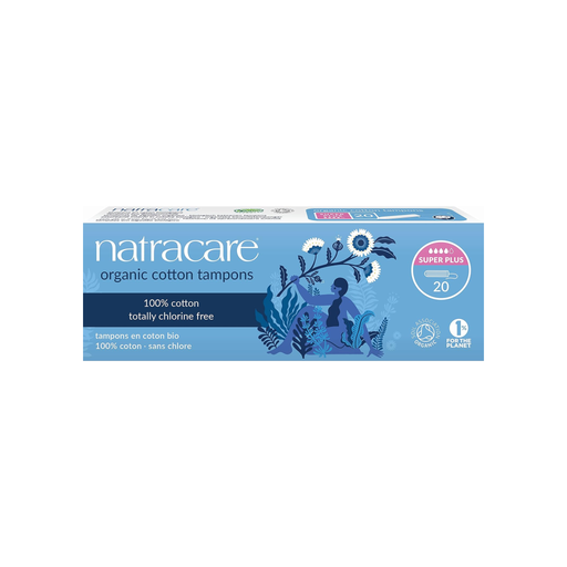 Natracare Organic Cotton Tampons - Super Plus--Hello-Charlie