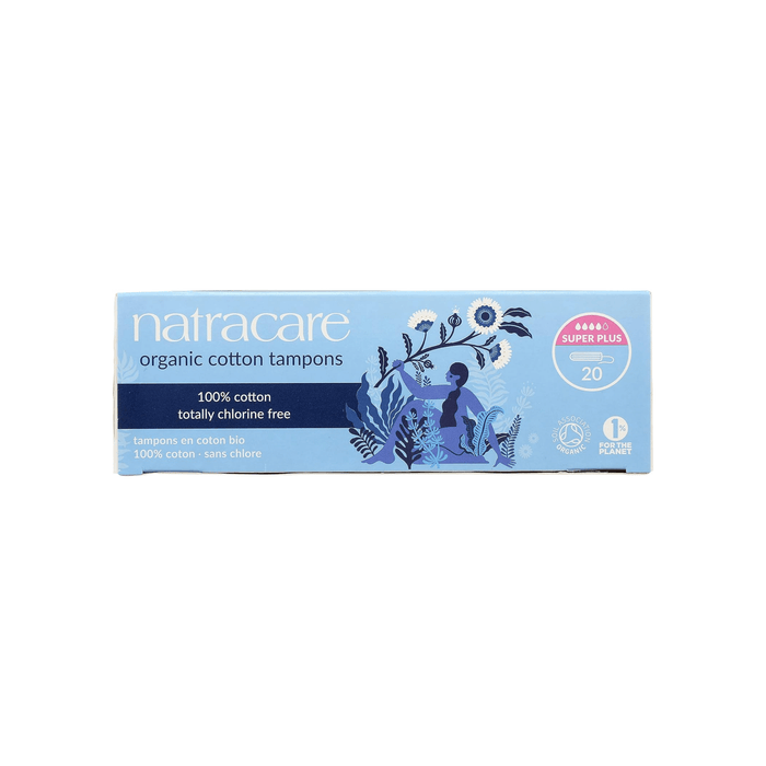 Natracare Organic Cotton Tampons - Super Plus - Hello Charlie