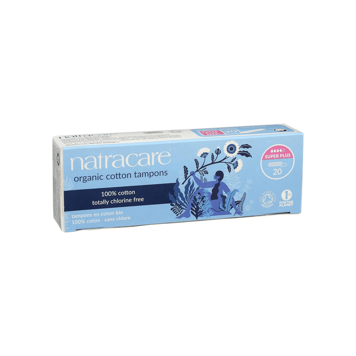 Natracare Organic Cotton Tampons - Super Plus - Hello Charlie