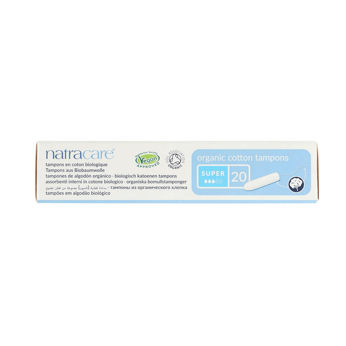 Natracare Organic Cotton Tampons - Super - Hello Charlie