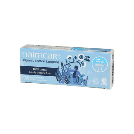 Natracare Organic Cotton Tampons - Super-Natracare-Hello Charlie
