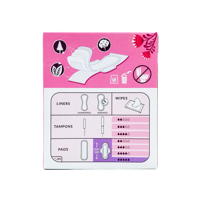 Natracare Ultra Extra Pads Wings - Long--Hello-Charlie