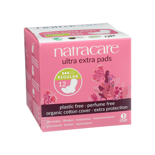 Natracare Ultra Extra Pads Wings - Regular--Hello-Charlie