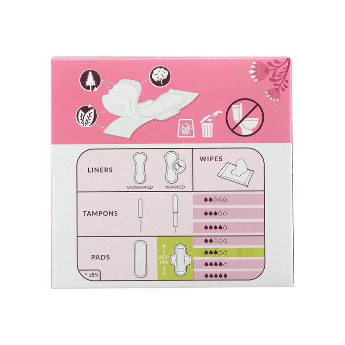 Natracare Ultra Extra Pads Wings - Regular - Hello Charlie