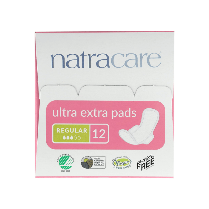 Natracare Ultra Extra Pads Wings - Regular - Hello Charlie